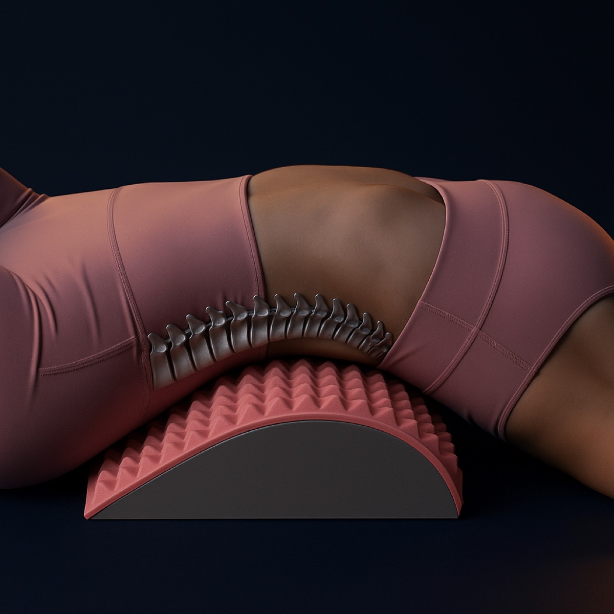 Back Stretcher Pillow Neck Lumbar Support Massager For Neck Waist Back Sciatica Herniated Disc Pain Relief Massage Relaxation